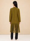 Vero Fringe Coat model_back