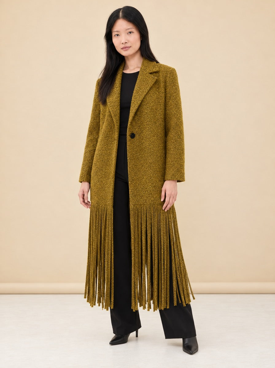 Vero Fringe Coat model_front_2