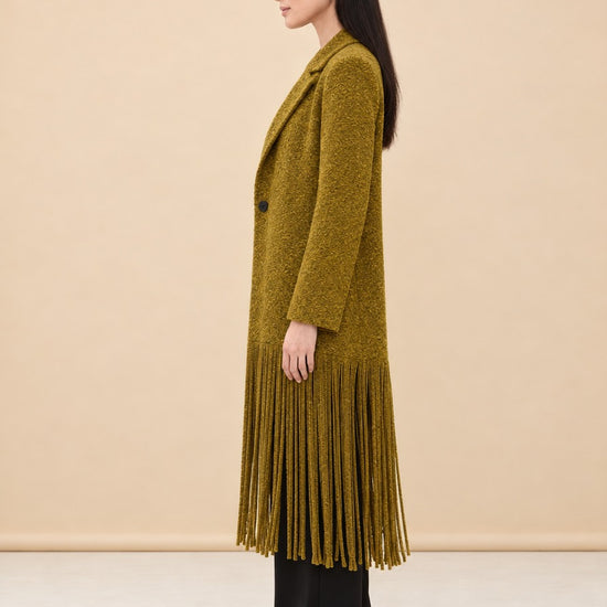Vero Fringe Coat model_side