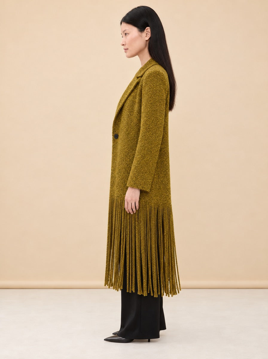 Vero Fringe Coat model_side