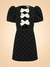 Veronica Bows & Rhinestones Dress