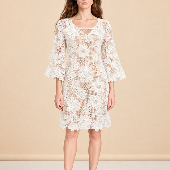 White Coverup model_front