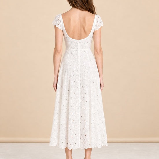 White Dress model_back