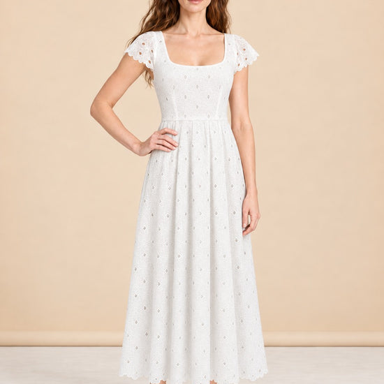 White Dress model_front_3