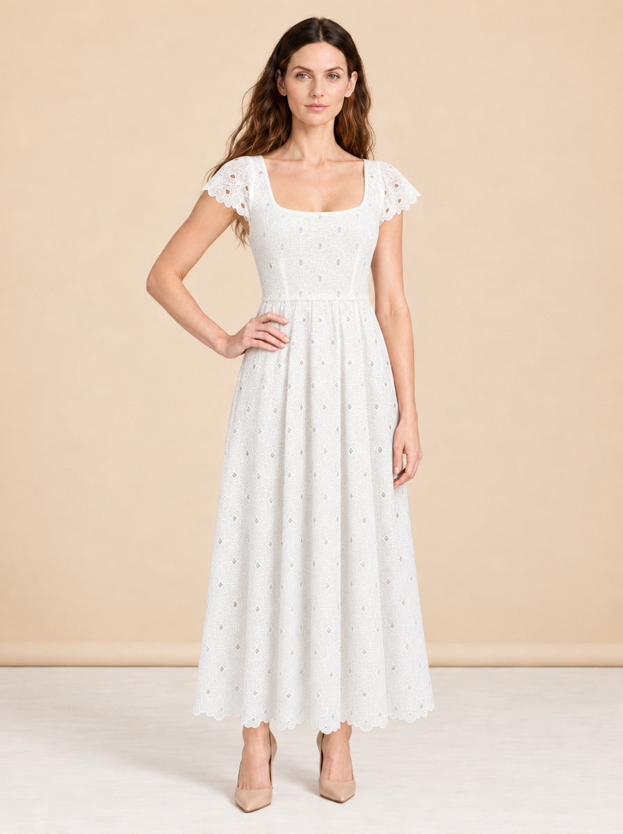 White Dress model_front_3