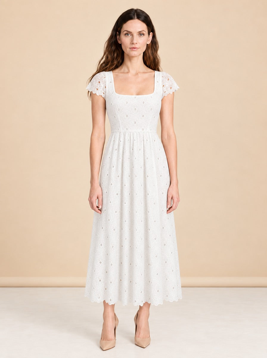 White Dress model_front