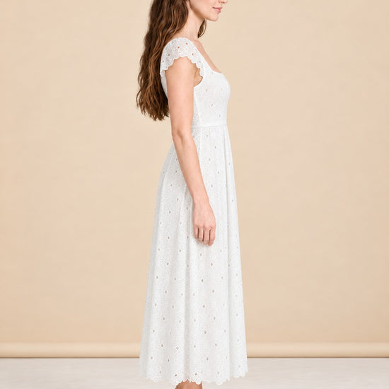 White Dress model_side