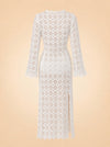 White Eyelet Coverup ghost_back