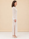 White Eyelet Coverup model_side
