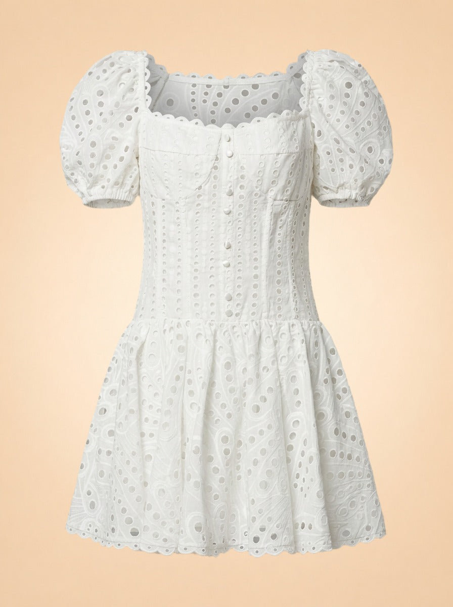 White Midi - front (flat)
