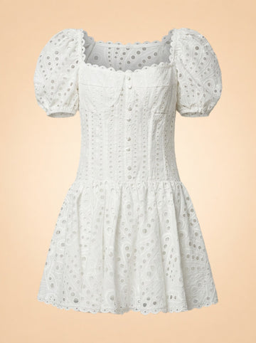 White Midi - front (flat)