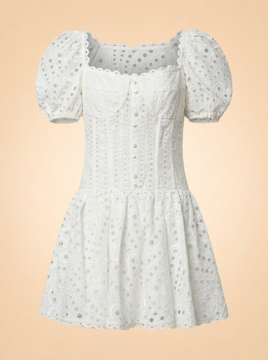 White Midi - front (flat)