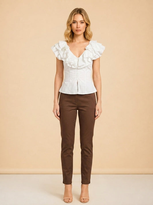 White top model_front
