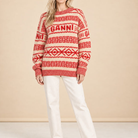 Wool Striped Sweater model_front_3
