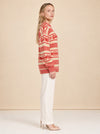 Wool Striped Sweater model_side