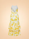 Wray Jacquard Cotton Tiered Dress