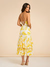 Wray Jacquard Cotton Tiered Dress