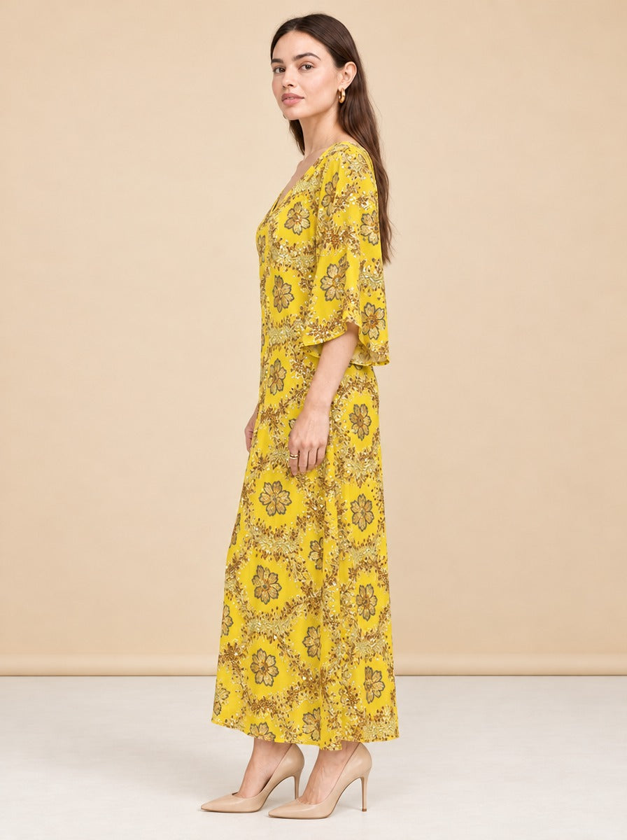 Yellow Dress 1 model_side