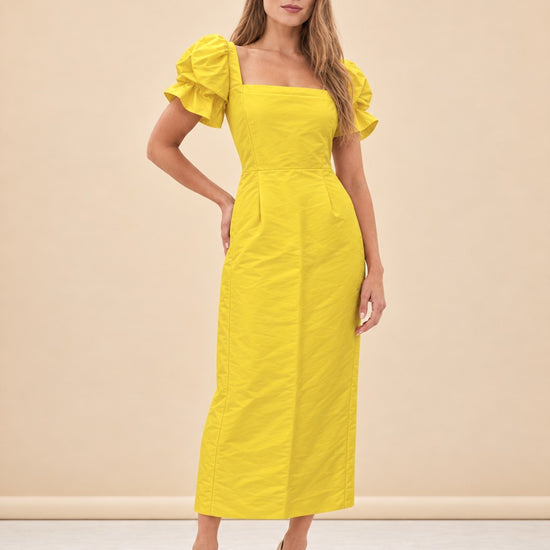 Yellow dress 2 model_front_3