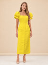 Yellow dress 2 model_front