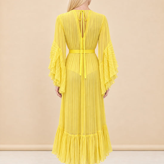 Yellow dress 3 model_back