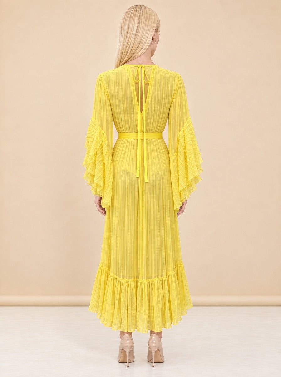 Yellow dress 3 model_back