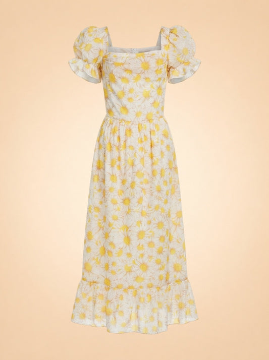 Yellow Floral ghost_front