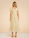 Yellow Floral model_back