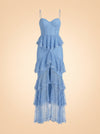 Zelda Fitz Gown In Baby Blue ghost_front