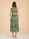 Zorina Tie-Detail Midi Dress model_back